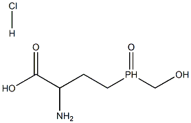 Butanoic acid, 2-amino-4-(hydroxymethylphosphinyl)-, hydrochloride