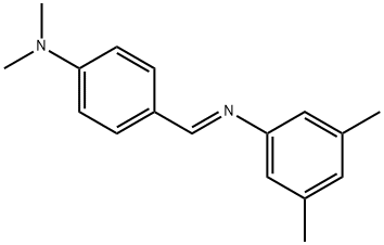 N-[4-(dimethylamino)benzylidene]-3,5-dimethylaniline Struktur