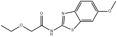 2-ethoxy-N-(6-methoxy-1,3-benzothiazol-2-yl)acetamide Struktur