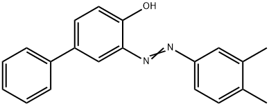 3-[(3,4-dimethylphenyl)diazenyl]-4-biphenylol Struktur