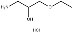 1-amino-3-ethoxypropan-2-ol hydrochloride Struktur