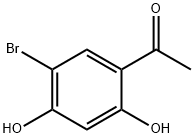 1-(5-bromo-2,4-dihydroxyphenyl)ethanone Struktur