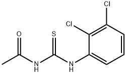 N-{[(2,3-dichlorophenyl)amino]carbonothioyl}acetamide Struktur