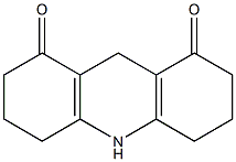 2,3,4,5,6,7,9,10-octahydroacridine-1,8-dione Struktur