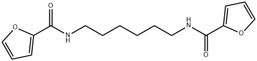 N,N'-1,6-hexanediyldi(2-furamide) Struktur