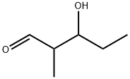 Pentanal,3-hydroxy-2-methyl- Struktur