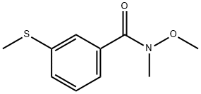 N-methoxy-N-methyl-3-(methylthio)benzamide