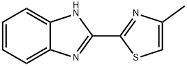 N-(1H-benzo[d]imidazol-2-yl)-4-methylthiazol-2-amine Struktur