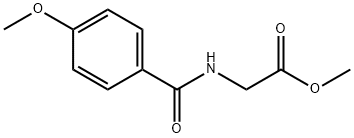 methyl (4-methoxybenzoyl)glycinate Struktur