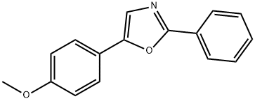 5-(4-METHOXYPHENYL)-2-PHENYLOXAZOLE Struktur