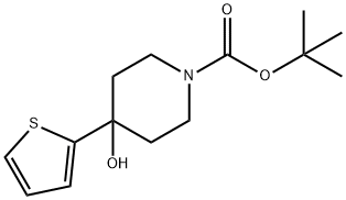 1-Piperidinecarboxylic acid,4-hydroxy-4-(2-thienyl)-,1,1-dimethylethyl ester