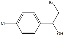 2-BROMO-1-(4-CHLOROPHENYL)ETHAN-1-OL Struktur