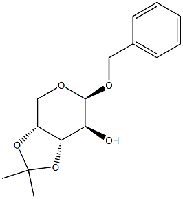 b-D-Arabinopyranoside,phenylmethyl 3,4-O-(1-methylethylidene)- Struktur