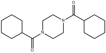 [4-(cyclohexanecarbonyl)piperazin-1-yl]-cyclohexyl-methanone Struktur