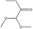 1,1-dimethoxybutan-2-one Struktur