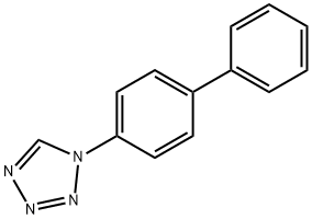 1-(biphenyl-4-yl)-1H-tetrazole Struktur