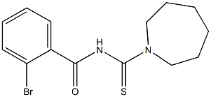 N-(1-azepanylcarbonothioyl)-2-bromobenzamide Struktur