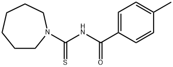 N-(azepane-1-carbothioyl)-4-methylbenzamide Struktur