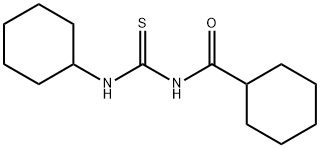 N-[(cyclohexylamino)carbonothioyl]cyclohexanecarboxamide Struktur