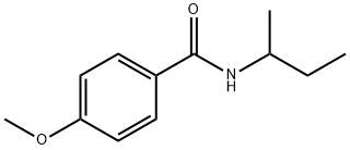 N-butan-2-yl-4-methoxybenzamide Struktur