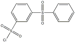 Benzenesulfonyl chloride, 3-(phenylsulfonyl)- Struktur