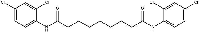 N,N'-bis(2,4-dichlorophenyl)nonanediamide Struktur