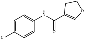 N-(4-chlorophenyl)-4,5-dihydrofuran-3-carboxamide Struktur