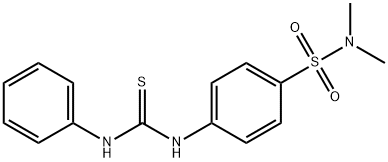 4-[(anilinocarbonothioyl)amino]-N,N-dimethylbenzenesulfonamide Struktur