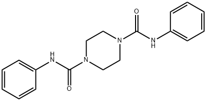 1,4-Piperazinedicarboxamide,N1,N4-diphenyl- Struktur