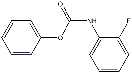 Carbamic acid, (2-fluorophenyl)-, phenyl ester Struktur