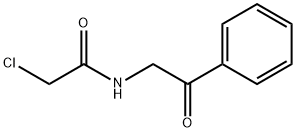 2-Chloro-N-(2-oxo-2-phenyl-ethyl)-acetamide Struktur