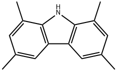 1,3,6,8-Tetramethyl-9H-carbazole Struktur