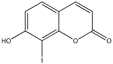 2H-1-Benzopyran-2-one, 7-hydroxy-8-iodo-