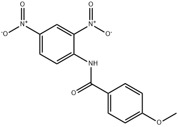 Benzamide,N-(2,4-dinitrophenyl)-4-methoxy- Struktur