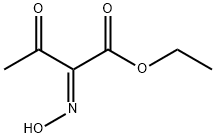 ethyl (2E)-2-(hydroxyimino)-3-oxobutanoate Struktur