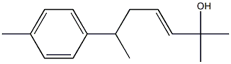 3-Hepten-2-ol, 2-methyl-6-(4-methylphenyl)-, (3E)- Struktur