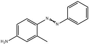 Benzenamine, 3-methyl-4-(phenylazo)- Structure