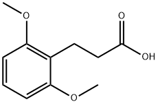 3-(2,6-dimethoxyphenyl)propanoic acid Struktur