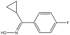 Methanone, cyclopropyl(4-fluorophenyl)-, oxime Struktur