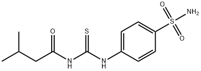 N-({[4-(aminosulfonyl)phenyl]amino}carbonothioyl)-3-methylbutanamide Struktur