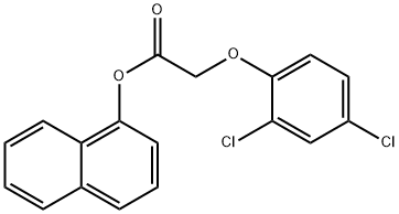 Acetic acid, (2,4-dichlorophenoxy)-, 1-naphthalenyl ester Struktur