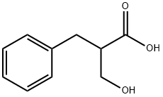 2-BENZYL-3-HYDROXYPROPANOIC ACID Struktur