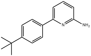 2-Pyridinamine, 6-[4-(1,1-dimethylethyl)phenyl]- Struktur