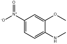 2-methoxy-N-methyl-4-nitroaniline Struktur