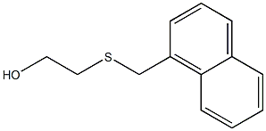 Ethanol, 2-[(1-naphthalenylmethyl)thio]- Struktur