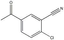 5-acetyl-2-chlorobenzonitrile Struktur