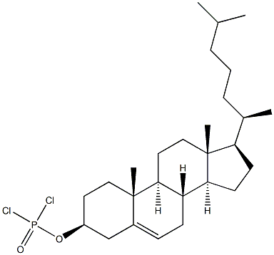 Cholest-5-en-3-ol (3b)-, 3-(phosphorodichloridate)