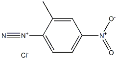 Benzenediazonium, 2-methyl-4-nitro-, chloride Struktur