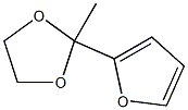 1,3-Dioxolane, 2-(2-furanyl)-2-methyl- Struktur