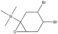 Silane, (3,4-dibromo-7-oxabicyclo[4.1.0]hept-1-yl)trimethyl- Struktur